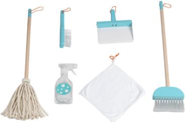 MOOVER Toys - LINE Putzset Holz 7tlg. / LINE Cleaning Set